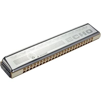 Hohner 2509-C Echo 48 Tremolo Harmonica, Key of C, Stainless steel Hohner 2509-C Echo 48 Tremolo Harmonica, Key of C, Stainless steel