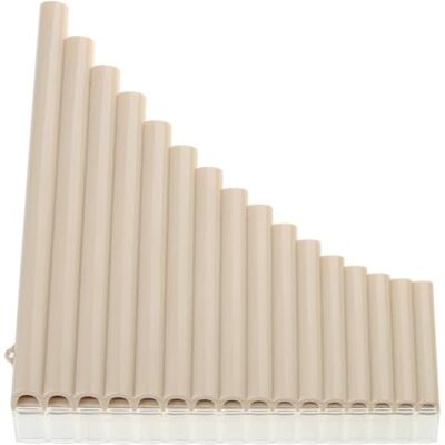 SHYYOULQE 16 Pipes Pan Flute C Tone 16 Tubes Panpipe Panflute for Beginner Instrument Gift Panflute Musical Instrument Gift SHYYOULQE 16 Pipes Pan Flute C Tone 16 Tubes Panpipe Panflute for Beginner Instrument Gift Panflute Musical Instrument Gift