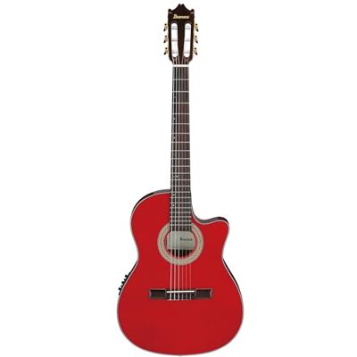 Ibanez GA35TCE-SRR Classical Electro Acoustic Guitar – Thinline Cutaway Nylon String with Spruce Top, Sapele Back & Sides, Undersaddle Pickup, AEQ210T Preamp & Onboard Tuner Sapphire Red High Gloss Ibanez GA35TCE-SRR Classical Electro Acoustic Guitar – Thinline Cutaway Nylon String with Spruce Top, Sapele Back & Sides, Undersaddle Pickup, AEQ210T Preamp & Onboard Tuner Sapphire Red High Gloss
