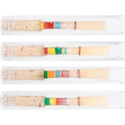 PENCHEAK Pack Of 4 Mediums Soft Oboe Part For Beginners And Students With Great Sound Performances Replacement Soft PENCHEAK Pack Of 4 Mediums Soft Oboe Part For Beginners And Students With Great Sound Performances Replacement Soft