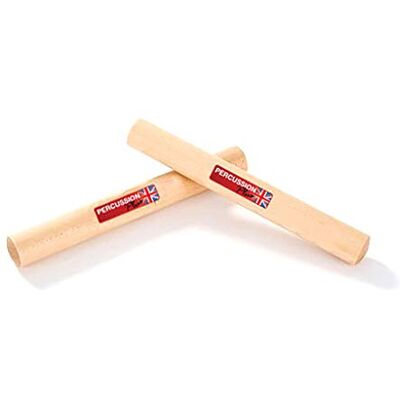 Percussion Plus PP230 Essentials Wooden Claves Pair Percussion Plus PP230 Essentials Wooden Claves Pair
