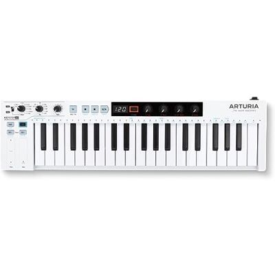 Arturia Keystep 37 Creative MIDI Controller, Sequencer, Arpeggiator and Chord Generator 37-Note Slimkey Keyboard, Assignable MIDI CC Controls, Scale Mode, Versatile Connectivity Arturia Keystep 37 Creative MIDI Controller, Sequencer, Arpeggiator and Chord Generator 37-Note Slimkey Keyboard, Assignable MIDI CC Controls, Scale Mode, Versatile Connectivity