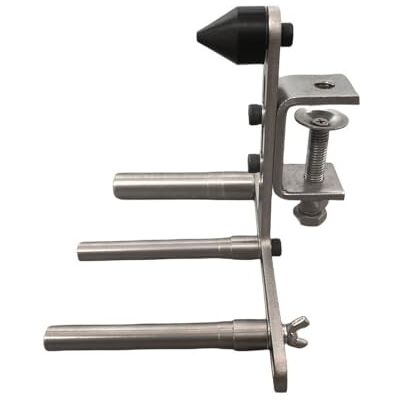 ZBIianxer Tuning Slide Polishing Stand Metal Holder with Adjustable Clamp Three-Rod for Trumpet French Horn Maintenance Shop Care Tool ZBIianxer Tuning Slide Polishing Stand Metal Holder with Adjustable Clamp Three-Rod for Trumpet French Horn Maintenance Shop Care Tool