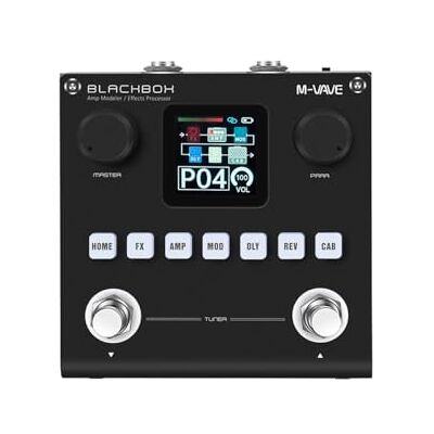 M-VAVE Blackbox Bluetooth MIDI Controller Portable and Versatile Footswitch for Guitar, Bass, DAW Control, Wireless Connectivity, Rechargeable, for Live and Studio M-VAVE Blackbox Bluetooth MIDI Controller Portable and Versatile Footswitch for Guitar, Bass, DAW Control, Wireless Connectivity, Rechargeable, for Live and Studio