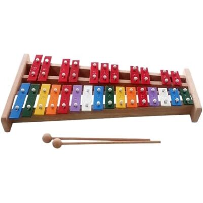 Zymjzbetic Xylophone 27 Note Xylophone Hand Bell Colorful Percussion Musical(Color4) Zymjzbetic Xylophone 27 Note Xylophone Hand Bell Colorful Percussion Musical(Color4)