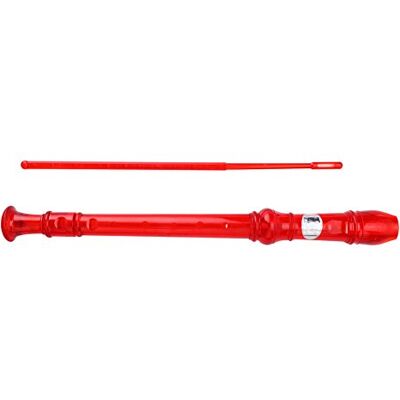 Mbeysaq 6Colors Plastic 8 Hole Translucent Descant Recorder Practice Kids Children Lightweight Safe Durable Clarinet Red Green Blue Yellow Pink Golden Blue Small Beginners Intermediate (Red) Mbeysaq 6Colors Plastic 8 Hole Translucent Descant Recorder Practice Kids Children Lightweight Safe Durable Clarinet Red Green Blue Yellow Pink Golden Blue Small Beginners Intermediate (Red)