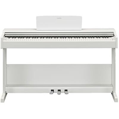 Yamaha ARIUS YDP-105WH Digital Piano – Modern and Stylish Home Piano for Beginners and Hobbyists, Authentic Acoustic Piano Playability, in White Yamaha ARIUS YDP-105WH Digital Piano – Modern and Stylish Home Piano for Beginners and Hobbyists, Authentic Acoustic Piano Playability, in White