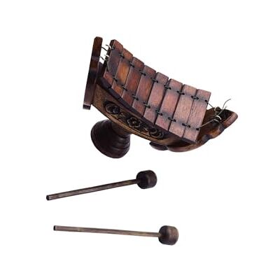 KIOALXZ Unique Cultural Xylophone Crafted Teak Wood 8 Tones Reflecting Tradition Making Fantastic Addition To Any Room Thai Traditional Xylophone Wood Carving KIOALXZ Unique Cultural Xylophone Crafted Teak Wood 8 Tones Reflecting Tradition Making Fantastic Addition To Any Room Thai Traditional Xylophone Wood Carving