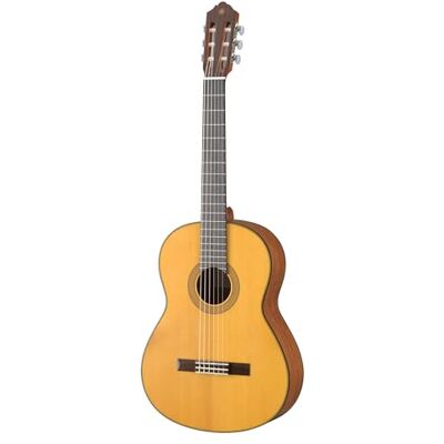 Yamaha CG122MS Full-Size Classical Guitar – Solid Engelmann Spruce Top, 650 mm Scale, Full-Size Nylon Guitar with Rich Tone and Comfortable Playability Yamaha CG122MS Full-Size Classical Guitar – Solid Engelmann Spruce Top, 650 mm Scale, Full-Size Nylon Guitar with Rich Tone and Comfortable Playability