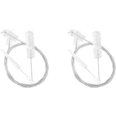 Uikdjgu 6Pcs French Horn Trombone Trumpet Cleaning Set Stainless Steel Nylon Brush Musical Instrument Cleaning Brush Uikdjgu 6Pcs French Horn Trombone Trumpet Cleaning Set Stainless Steel Nylon Brush Musical Instrument Cleaning Brush