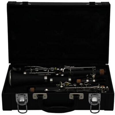 Laikoutd Black Clarinet 17 Keys B-Flat For Student Beginner With Box Professional Black Laikoutd Black Clarinet 17 Keys B-Flat For Student Beginner With Box Professional Black