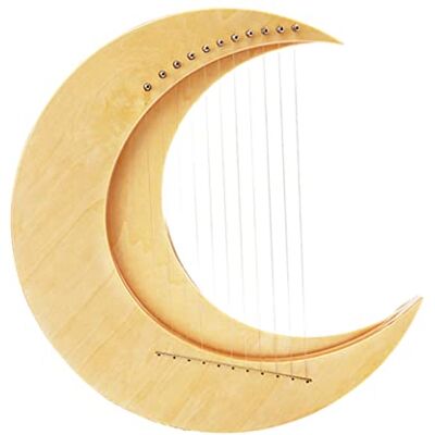 CAFIEDR Lyre 15-string Portable 8-string Small Harp Beginner Solid Wood Veneer Lyre 11-tone Lyre Lyre Harp for Beginners CAFIEDR Lyre 15-string Portable 8-string Small Harp Beginner Solid Wood Veneer Lyre 11-tone Lyre Lyre Harp for Beginners
