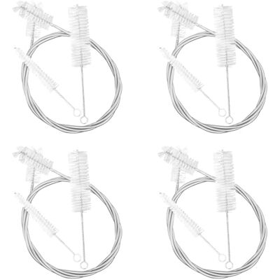 Kueohse 12Pcs French Horn Trombone Trumpet Cleaning Set Stainless Steel Nylon Brush Musical Instrument Cleaning Brush Kueohse 12Pcs French Horn Trombone Trumpet Cleaning Set Stainless Steel Nylon Brush Musical Instrument Cleaning Brush