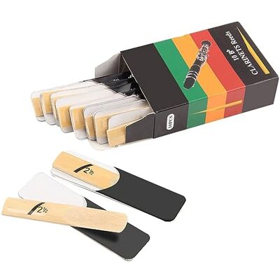 HUAJINGKEJI 10pcs Clarinet Set Tone Strength 1.5/2.0/2.5//3.5/ Wind Instrument Clarinet for Easy of Play HUAJINGKEJI 10pcs Clarinet Set Tone Strength 1.5/2.0/2.5//3.5/ Wind Instrument Clarinet for Easy of Play