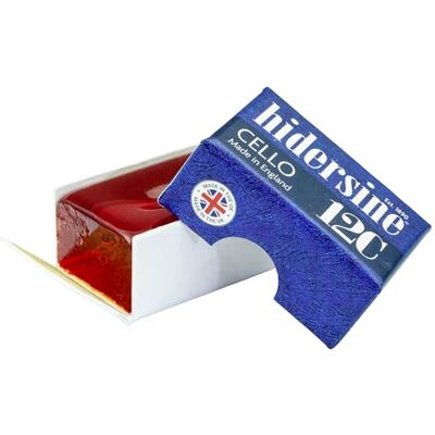 Hidersine 12C Junior Cello Rosin. Compact Light/Amber Rosin for Cello Bows Case-Friendly Size Natural Colophony Bow Rosin for Cellos Ideal for Begginers & Students Handmade in the UK since 1890 Hidersine 12C Junior Cello Rosin. Compact Light/Amber Rosin for Cello Bows Case-Friendly Size Natural Colophony Bow Rosin for Cellos Ideal for Begginers & Students Handmade in the UK since 1890