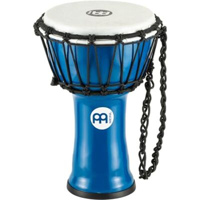 Meinl Percussion JRD Djembe Instrument Very Small Handdrum Travel Instrument Diameter 7 Inches Plastic, Blue (JRD-B) Meinl Percussion JRD Djembe Instrument Very Small Handdrum Travel Instrument Diameter 7 Inches Plastic, Blue (JRD-B)