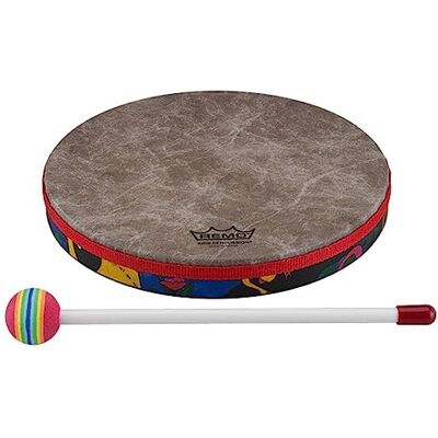 REMO World Percussion Kids Percussion Hand Drum 8" x 1" KD-0108-01 REMO World Percussion Kids Percussion Hand Drum 8" x 1" KD-0108-01