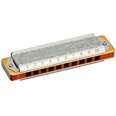 TOMBO(トンボ) Tombo Mundharmonika Folk Blues MKII, Major Diatonic, 10 Kanzellen, E-Dur TOMBO(トンボ) Tombo Mundharmonika Folk Blues MKII, Major Diatonic, 10 Kanzellen, E-Dur