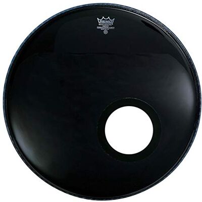 REMO Powerstroke 3 Ebony Bass Drum Head 18 Inches P3-1018-ES-DM REMO Powerstroke 3 Ebony Bass Drum Head 18 Inches P3-1018-ES-DM