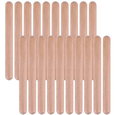 Aboiledy 20Pcs Wooden Claves Quality Rhythm Sticks, 8 Inch Rhythm Sticks Music Lummi Sticks Classical Wood Claves Musical Percussion Instrument Musical Sticks Aboiledy 20Pcs Wooden Claves Quality Rhythm Sticks, 8 Inch Rhythm Sticks Music Lummi Sticks Classical Wood Claves Musical Percussion Instrument Musical Sticks