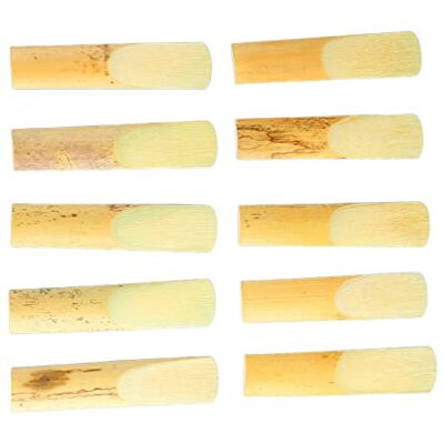 Jelquix Alto Saxophone Reed Reliable Response Clear Sound for Beginners 10 Pcs Portable Saxophone Reed (Size 3) Jelquix Alto Saxophone Reed Reliable Response Clear Sound for Beginners 10 Pcs Portable Saxophone Reed (Size 3)