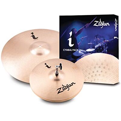 Zildjian I Family Series Essentials Cymbal Pack 14" Hi-Hat, 18" Crash/Ride, I Essentials Pack, Gold, Gold, ILHESS Zildjian I Family Series Essentials Cymbal Pack 14" Hi-Hat, 18" Crash/Ride, I Essentials Pack, Gold, Gold, ILHESS