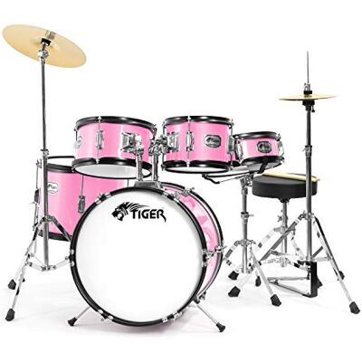 TIGER Jasmin - JDS14-PK - Pink - 5-piece - Drum set TIGER Jasmin - JDS14-PK - Pink - 5-piece - Drum set