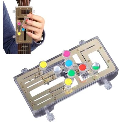 Terraphy Left Handed Guitar Learning System for Beginners Practice Tool with Color-Coded Chords Play Guitar in Minutes, Instant Acoustic/Electric Performance (Gold) (Gold) Terraphy Left Handed Guitar Learning System for Beginners Practice Tool with Color-Coded Chords Play Guitar in Minutes, Instant Acoustic/Electric Performance (Gold) (Gold)