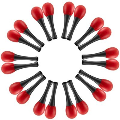 Tiger MAR28-10-RD Mini Egg Maracas Childrens Percussion Shaker Instrument Red Pack of 10 Pairs Tiger MAR28-10-RD Mini Egg Maracas Childrens Percussion Shaker Instrument Red Pack of 10 Pairs