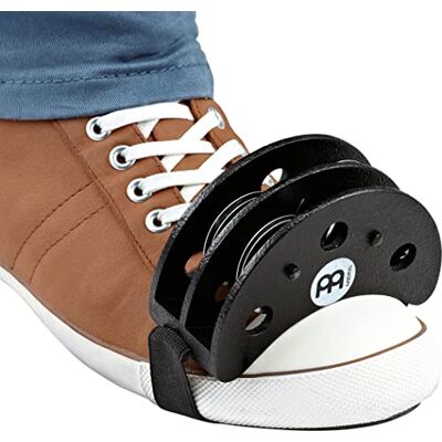 Meinl Percussion Meinl FJS2SBK Foot Jingle Shaker, Black Meinl Percussion Meinl FJS2SBK Foot Jingle Shaker, Black