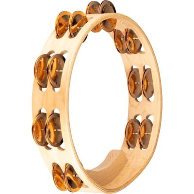 Meinl Percussion Artisan Wood Tambourine 2-Row Tambourine 10-inch Diameter Maple / Bronze, Natural (AE-MTA2BO) Meinl Percussion Artisan Wood Tambourine 2-Row Tambourine 10-inch Diameter Maple / Bronze, Natural (AE-MTA2BO)