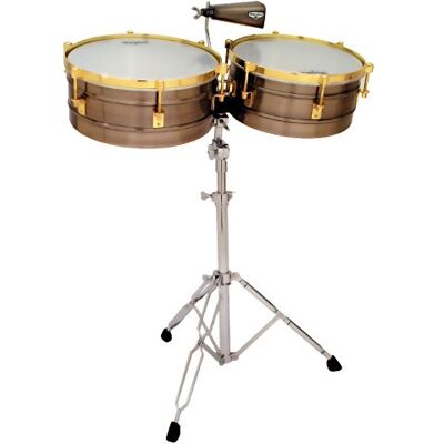 Latin Percussion M257-BNG 14 Plus 15 x 8-Inch Matador Timbales Latin Percussion M257-BNG 14 Plus 15 x 8-Inch Matador Timbales