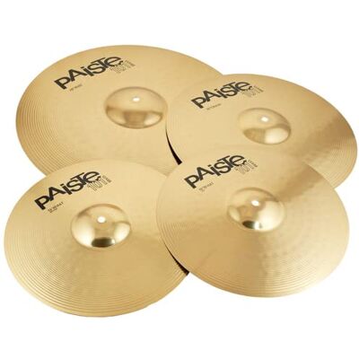 Paiste 101 Brass Cymbal Set Universal 14" HiHat, 16" Crash, 20" Ride Cymbal Set Paiste 101 Brass Cymbal Set Universal 14" HiHat, 16" Crash, 20" Ride Cymbal Set