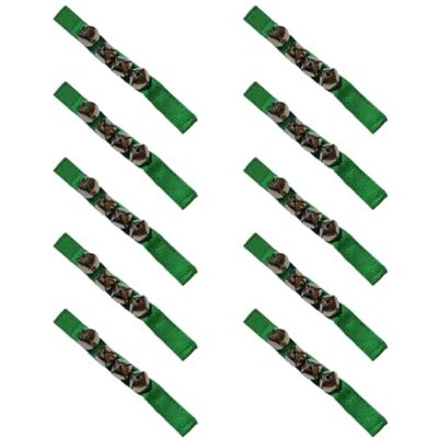 Diheohg Orff Bell Dark Green 10pcs Multi-Faceted Capacity Development Bell Dance Performance Instrument Diheohg Orff Bell Dark Green 10pcs Multi-Faceted Capacity Development Bell Dance Performance Instrument