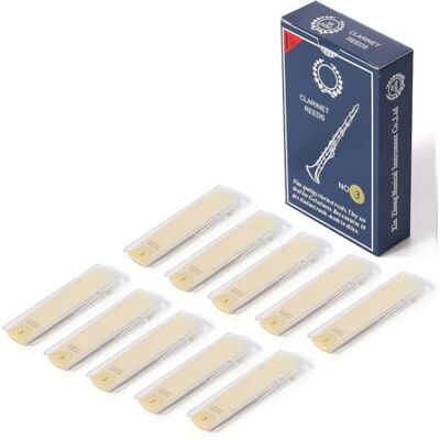 Jooehyer Clarinet Consistent Stable Plastic Consistent size across reeds for reliable, stable sound and easy setup. Jooehyer Clarinet Consistent Stable Plastic Consistent size across reeds for reliable, stable sound and easy setup.