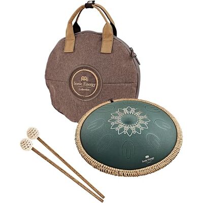 Sonic Energy Meinl Octave Steel Tongue Drum Percussion Instrument 16", 9 Notes with Mallets, Bag — for Musician Gift, Meditation, Yoga, Sound Baths Sonic Energy Meinl Octave Steel Tongue Drum Percussion Instrument 16", 9 Notes with Mallets, Bag — for Musician Gift, Meditation, Yoga, Sound Baths