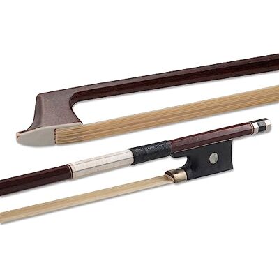 GEWA Pure Violin Bow 1/8 Natural Hair Octagonal Stick Ebony Frog GEWA Pure Violin Bow 1/8 Natural Hair Octagonal Stick Ebony Frog