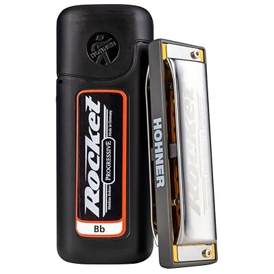 Hohner Progressive Rocket Harmonica Bb Major (M2013116P) Hohner Progressive Rocket Harmonica Bb Major (M2013116P)