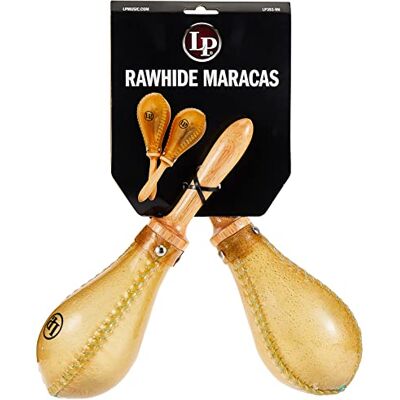 Latin Percussion LP Salsa Rawhide Maracas LP393-RH Latin Percussion LP Salsa Rawhide Maracas LP393-RH