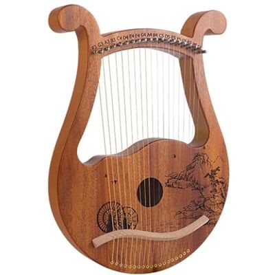 YShiuoL Lyre Harp Compact Size Lightweight Playing Lyre Harp Harps Wooden Mahogany String Instrument For Beginners(Ferris wheel) YShiuoL Lyre Harp Compact Size Lightweight Playing Lyre Harp Harps Wooden Mahogany String Instrument For Beginners(Ferris wheel)