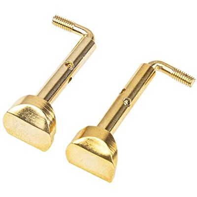 Znchgdtre Violin 2Pcs Replacement Chinrest Screws Clamp 3/4 Replacement screws and clamps, robust alloy, anti-, fits standard 3/4 violins. Znchgdtre Violin 2Pcs Replacement Chinrest Screws Clamp 3/4 Replacement screws and clamps, robust alloy, anti-, fits standard 3/4 violins.