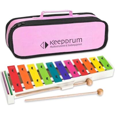 Sonor BWG Boomwhackers Glockenspiel + keepdrum MB01PK Carrying case Pink Sonor BWG Boomwhackers Glockenspiel + keepdrum MB01PK Carrying case Pink