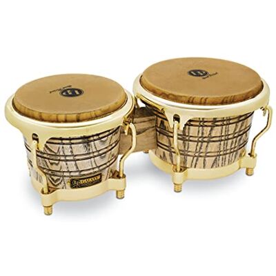 Latin Percussion LP Giovanni Galaxy Wood Bongo Gold Hardware LP793X Latin Percussion LP Giovanni Galaxy Wood Bongo Gold Hardware LP793X