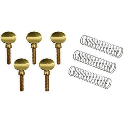 Rdjumpdjo 5x Gold Copper Clarinet Saxophone Sax Neck Tightening Screws Soprano Alto Tenor & 3Pcs Trumpet Piston Valve Spring Rdjumpdjo 5x Gold Copper Clarinet Saxophone Sax Neck Tightening Screws Soprano Alto Tenor & 3Pcs Trumpet Piston Valve Spring