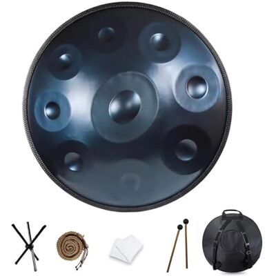 SQSXCKIQ Handpan 91012 Notes 440Hz D Minor Scale Handpan Drum 22inches with Set Gold 12 Notes SQSXCKIQ Handpan 91012 Notes 440Hz D Minor Scale Handpan Drum 22inches with Set Gold 12 Notes