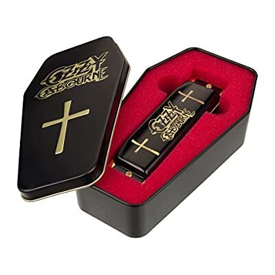 Hohner Ozzy Osbourne Harmonica C Major Coffin Box, Black/Gold (M666) Hohner Ozzy Osbourne Harmonica C Major Coffin Box, Black/Gold (M666)