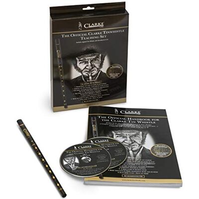 Clarke Tinwhistle Clarke 700555 Pennywhistle D-tuning Beginner-Set with textbook and CD, 700442 Clarke Tinwhistle Clarke 700555 Pennywhistle D-tuning Beginner-Set with textbook and CD, 700442