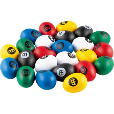 Meinl Percussion Egg Shaker Set 24 Egg Shaker in a set with clear, soft Sound Musical Instrument Plastic, Multicolor (ES-SET24-MC) Meinl Percussion Egg Shaker Set 24 Egg Shaker in a set with clear, soft Sound Musical Instrument Plastic, Multicolor (ES-SET24-MC)