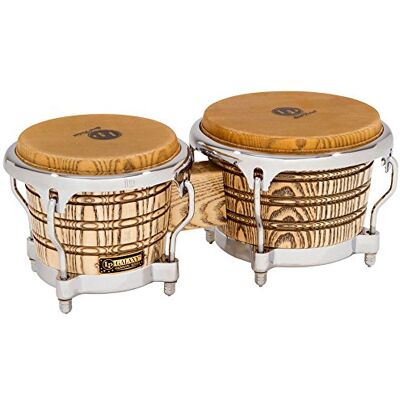 Latin Percussion LP Giovanni Galaxy Wood Bongo Chrome Hardware LP793X-C Latin Percussion LP Giovanni Galaxy Wood Bongo Chrome Hardware LP793X-C