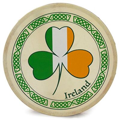 Waltons 8" Shamrock Tricolour Design Bodhran Waltons 8" Shamrock Tricolour Design Bodhran